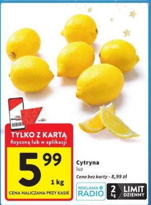 Cytryna promocja w Intermarche
