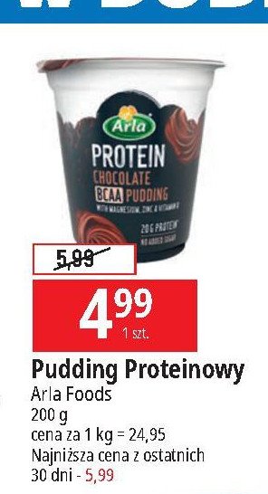 Pudding czekoladowy Arla protein promocja