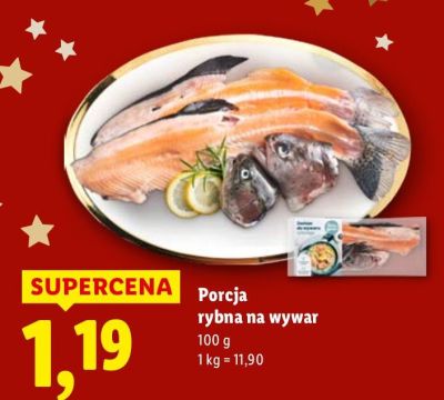 Porcja rybna na wywar promocja w Lidl