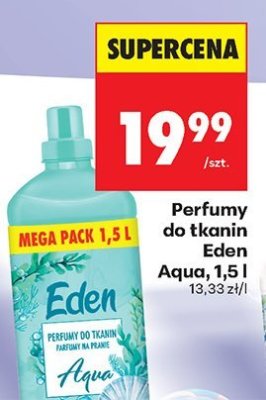 Perfumy do tkanin Eden Aqua, 1,5 l promocja w Biedronka