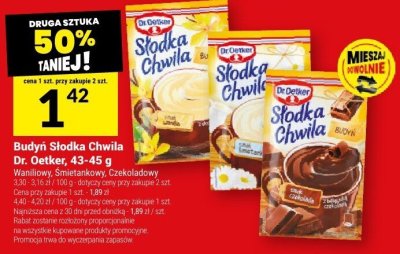 Budyń Słodka Chwila Dr. Oetker różne rodzaje promocja w Twój Market