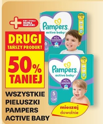 Pieluchy Pampers Active Baby promocja w Biedronka