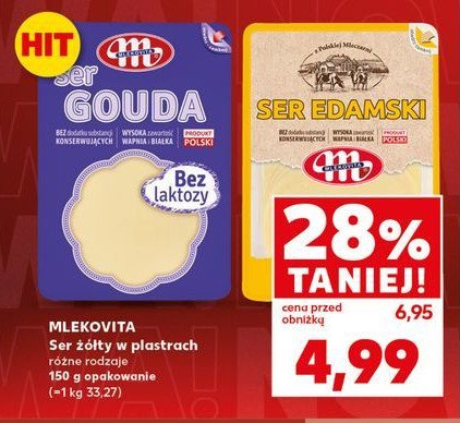 Ser gouda bez laktozy Mlekovita promocja