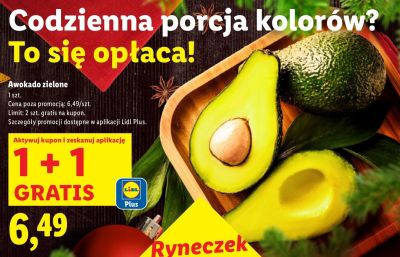 Awokado zielone promocja w Lidl