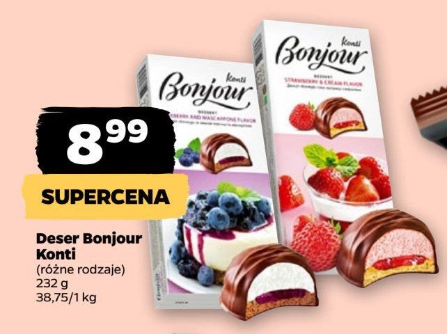 Bombonierka jagoda-mascarpone Bonjour souffle promocja