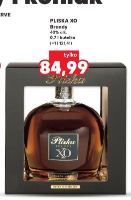 Brandy Pliska XO promocja w Kaufland