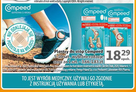 Plastry na pęcherze mix Compeed total care promocja