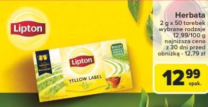 Herbata Lipton promocja w Carrefour