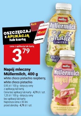 Napój mleczny Müllermilch, 400 g promocja w Twój Market