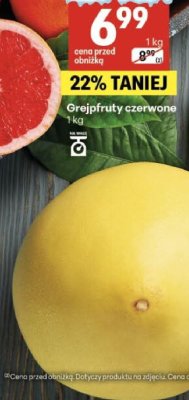 Grejpfruty czerwone promocja w Delikatesy Centrum