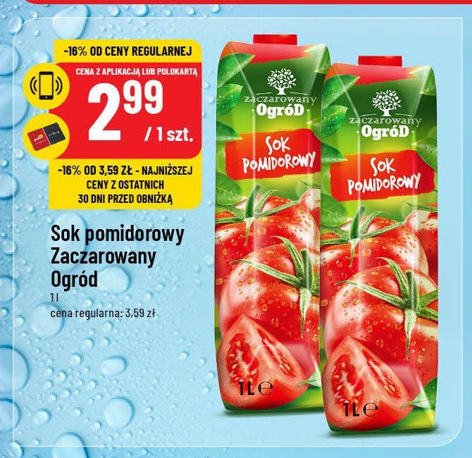 Sok pomidorowy Zaczarowany ogród promocja