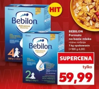 Mleko 4 BEBILON ADVANCE PRONUTRA promocja