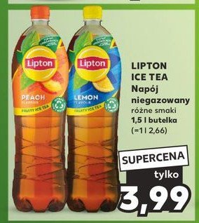 Herbata mrożona lemon Lipton ice tea promocja w Kaufland