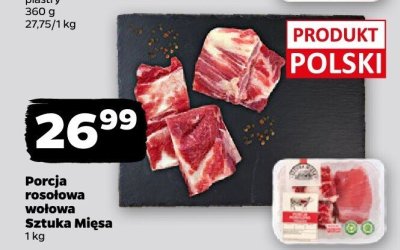 Porcja rosołowa wołowa  promocja w Netto
