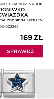 Ogniwko Gwiazdka, stal zdobiona srebrem promocja w Briju