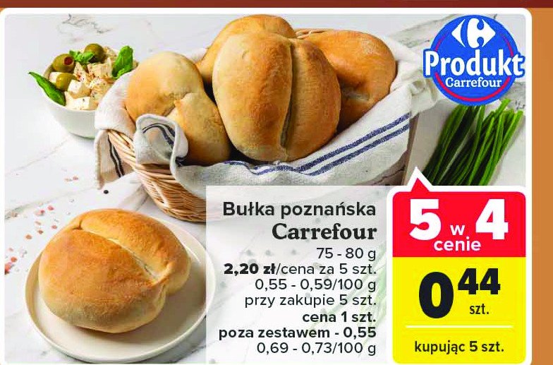 Bułka poznańska Carrefour promocje