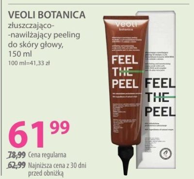 Peeling VEOLI BOTANICA złuszczająco-nawilżający do skóry głowy promocja w Hebe