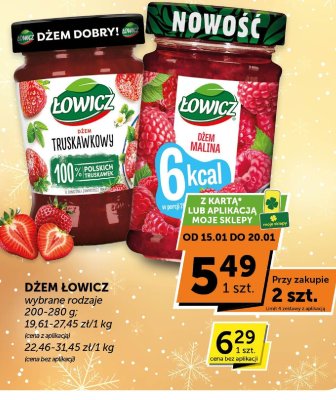 Dżem truskawkowy Łowicz promocja w ABC