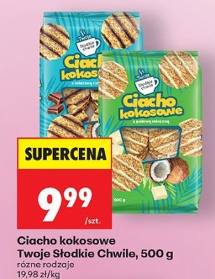 Ciastka kokosowe Twoje Słodkie Chwile, 500 g promocja w Biedronka