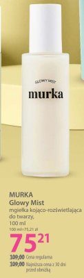 MURKA Glowy Mist mgiełka kojąco-rozświetlająca do twarzy 100 ml promocja w Hebe