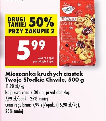 Mieszanka kruchych ciastek Twoje słodkie chwile promocja w Biedronka