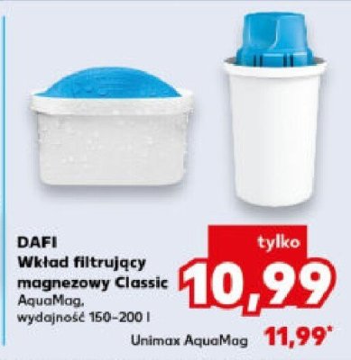 Wkład filtrujący magnezowy Unimax AquaMag promocja w Kaufland