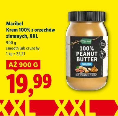 Krem 100% z orzechów ziemnych Maribel, XXL promocja w Lidl
