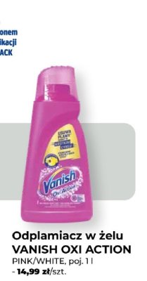 Odplamiacze w żelu VANISH OXI ACTION PINK/WHITE promocja w PSB Mrówka