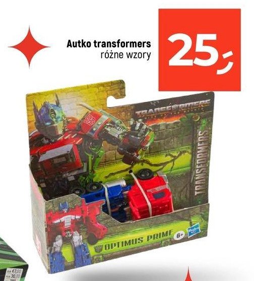 Mini pojazdy transformers Hasbro promocja