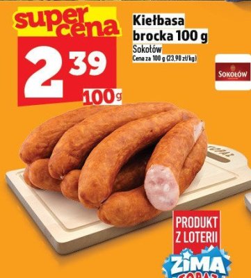 Kiełbasa brocka Sokołów grill house promocja w TOPAZ