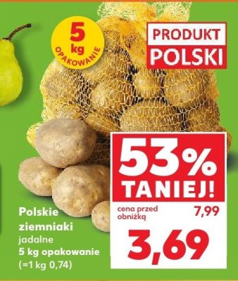 Ziemniaki jadalne promocja w Kaufland
