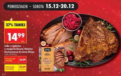 Udo z indyka z majerankiem Wolno Gotowane  promocja w Biedronka