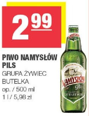Piwo Namysłów Pils Grupa Żywiec promocja w SPAR