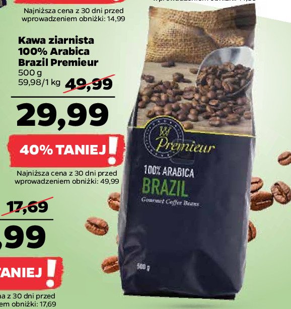 Kawa 100% brazil Premieur promocja