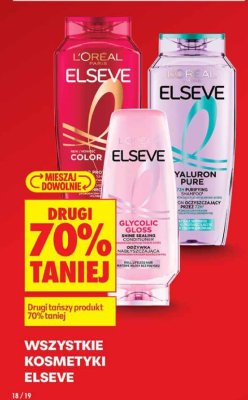 Odżywka do włosów Elseve Hyaluron Pure promocja w Biedronka