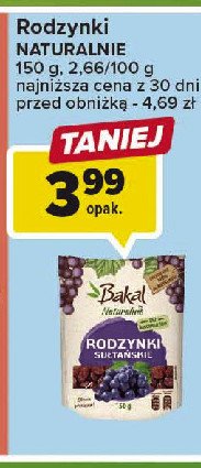 Rodzynki Bakal naturalnie promocja