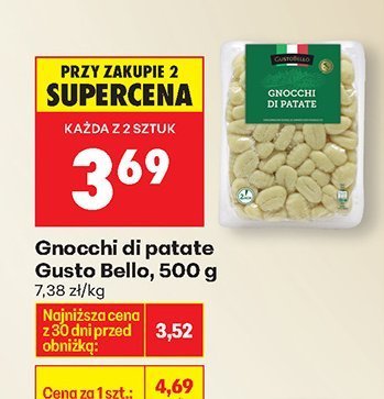Gnocchi di patate Gusto Bello, 500 g promocja w Biedronka