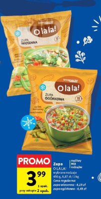 Zupa O LA LA! MIX rodzajów promocja w Intermarche