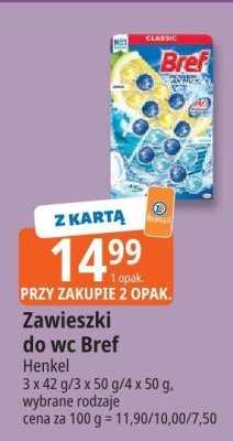 Zawieszki do WC Bref promocja w Leclerc