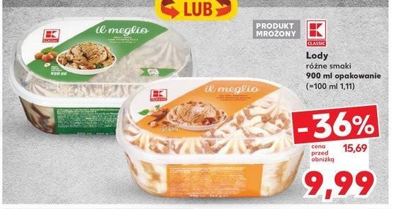 Lody orzechowe K-classic promocja