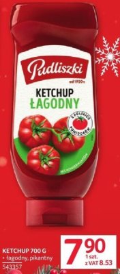 Ketchup łagodny Pudliszki 700 g promocja w Selgros