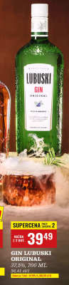 Gin Lubuski Original 37,5%, 700 ml promocja w Biedronka