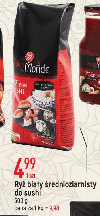 Ryż do sushi WIODĄCA MARKA TABLES DU MONDE Wiodąca marka promocja