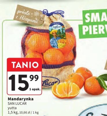 Mandarynka SAN LUCAR yutta promocja w Intermarche