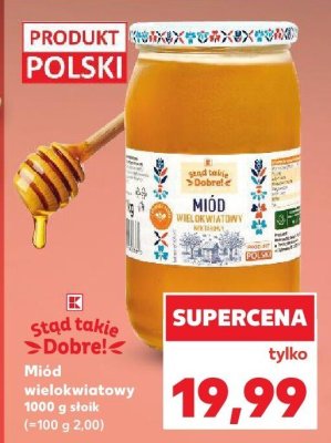 Miód wielokwiatowy promocja w Kaufland