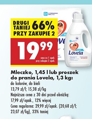 Proszek do prania do bieli Lovela baby promocja