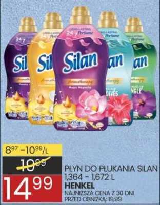 Płyn do płukania Silan 1,8l - 1,67l Henkel promocja w Wafelek