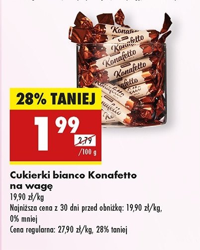 Rurki nadziewane orzechowe Konafetto promocja w Biedronka