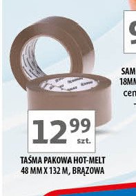 Aśma pakowa 48 mm x 132 m brązowa Donau (biella) promocja w Auchan