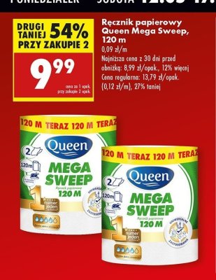R臋cznik kuchenny mega sweep 100 m Queen promocja